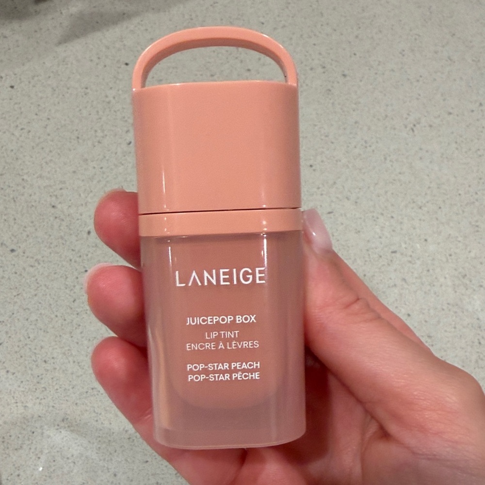 LANEIGE Juicerpop Box Lip Tint — Pop-Star Peach (Peach Pink)